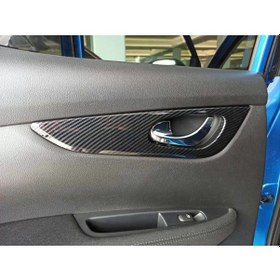 Resim Qashqaı 2014-2020 Içın Uyumlu Kapı Iç Kaplama - Karbon 