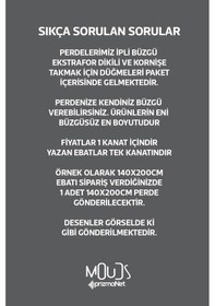Resim Bej Minimal Çiçek Desenli Süet Oturma Odası Salon Fon Perde Baskılı Ekstrafor Büzgü Tek Kanat Çok Renkli 