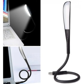 Resim Marsilyan- Kompakt USB Siyah 14 Ledli 3 Kademeli Dokunmatik Okuma Lambası 