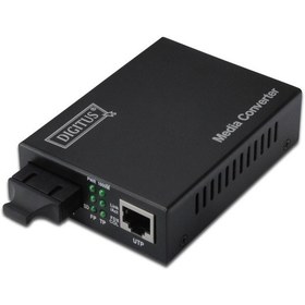 Resim Digitus Media/Rate Converter, 10/100/1000Base-T - 1000Base-SX (Mu 