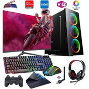 Resim Collect RKT980384 i5-4440 8 GB 480 GB SSD 4 GB RX550 24" Free Dos Masaüstü Oyuncu Bilgisayarı 