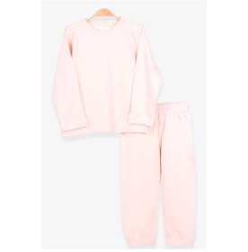 Resim Breeze Erkek Bebek Pijama Takımı Düz Renk Krem (9 Ay-3 Yaş) 