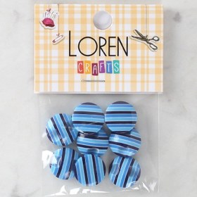 Resim Loren Crafts 8'li Desenli Düğme - 1101 