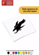 Resim Genel Markalar Avlanan Kartal Sticker Oto Motor Laptop Duvar Folyo Sticker 100x90 cm 