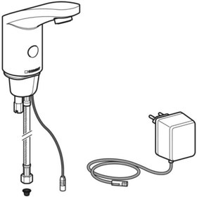 Resim Geberit Type 185 Fotoselli Lavabo Bataryası Tek Çıkışlı Elektrikli 