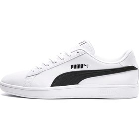 Resim Puma Smash V2 Buck - Unisex Beyaz Günlük Ayakkabı 