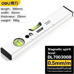 Resim Mingjin Shop 1 DL700300B Stili Delı Yüksek Hassasiyetli Güçlü Magnetrit Seviyesi Dijital Inklinometre Iletki Ayarlanabilir Gonyometre Açısı Eğim Ölçer Cetvel (Yurt Dışından) 