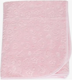 Resim Breeze Golden Yenidoğan Bebek Battaniyesi Emboss Kabartma Desenli Pembe - Pembe 