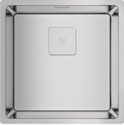 Resim Teka Fle x linea Rs15 2B 40.40 Tek Hazneli Tezgahüstü/Tezgahasıfır (Flush) Tezgahaltı Paslanmaz Çelik Eviye - 115000014 