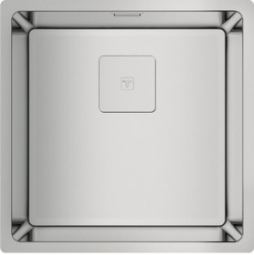 Resim Teka Fle x linea Rs15 2B 40.40 Tek Hazneli Tezgahüstü/Tezgahasıfır (Flush) Tezgahaltı Paslanmaz Çelik Eviye - 115000014 