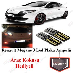 Resim Renault Megane 3 Led Plaka Aydınlatma Ampulü Beyaz Canbus'Lı 