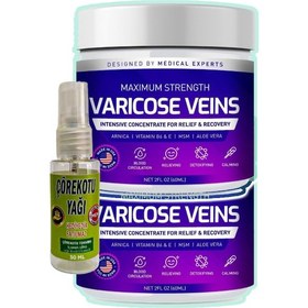 Resim Veins Maximum Strength 2 Adet 100 Ml Krem + 30 Ml Çörek Otu Dindirici Yağ 