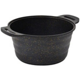 Resim Campout Granit Döküm Kamp Tenceresi 24 Cm Siyah 