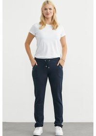 Resim Taş Detaylı Cepli Eşofman Altı - Lacivert Lacivert 