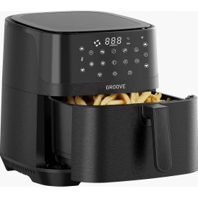 Resim Braventa Collection Groove Max Xxl 7l 1800W Wifi Airfryer Air Fryer Yağsız Sıcak Hava Fritözü Siyah 