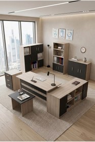 Resim Yurudesign Vario Abcdefg2 Ofis Masa Makam Takımı 3 Renk 