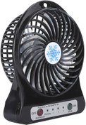 Resim Rosa Sipresso Premium Masa Üstü Sessiz Taşınabilir 3 Kademeli Fan Usb Şarjlı Pervaneli Soğutucu Mini Vantilatör 