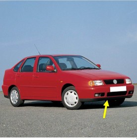 Resim Vw Polo Classic 1996-02 Ön Tampon Alt Spoyleri Karlık 6k5805903b 