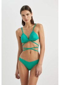 Resim Defacto Fall in Love Regular Fit Bikini Alt W8732AZ23SMGN232 Yeşil 