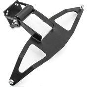 Resim Honda İçin Motosiklet Gps Navigasyon Telefon Montaj Braketi Siyah 