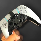 Resim Ps5 Oyun Kolu Için Mini Direksiyon Siyah (Tam Ölçü Pratik Kullanım) 