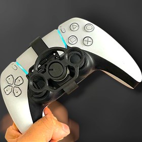 Resim Ps5 Oyun Kolu Için Mini Direksiyon Siyah (Tam Ölçü Pratik Kullanım) 