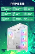 Resim Game Garaj Prime S18 AMD Ryzen 5 7500F 32GB RAM 1TB SSD RTX5060Ti 16GB FreeDOS Oyuncu Tavsiye Sistem 