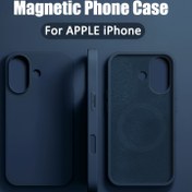 Resim Büyük Delik Manyetik Emme Manyetik Kablosuz Şarj Telefon Kılıfı Apple Iphone 16, 15, 14, 13, 12, 11 Pro Max ve 16, 15, 14 Plus Kablosuz Şarj Arka Kapak ile Uyumlu 