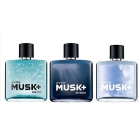 Resim Avon Musk+ Freeze, Aır ve Intense 3 lü Parfüm paket seti 