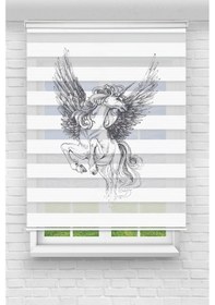 Resim Perdecizade Enxboy Kanatlı At Dijital Baskılı Zebra Perde-cocuk Odası-stor Perde Tyc4a09c6964a269205026400 Renkli 