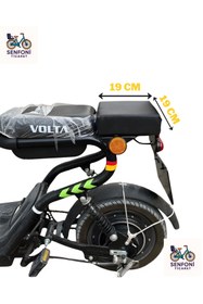 Resim Volta Vsm Deri Arka Koltuk ,çocuk Koltuğu, Sele, Oturak, Elektrik Bisiklet 