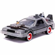 Resim Genel Markalar Back To The Future 3 Delorean Dmc-12 1:24 Zaman Makinesi Araba Işık Ve Tekerlek Fonksiyonlu 