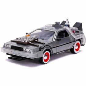Resim Genel Markalar Back To The Future 3 Delorean Dmc-12 1:24 Zaman Makinesi Araba Işık Ve Tekerlek Fonksiyonlu 