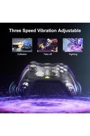 Resim UralTeknik P5 Kablosuz Oyun Kolu 2.4g Bluetooth Hall Etkisi Gamepad Joystick Switch/pc/ios/android/steam 