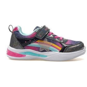 Resim Buckhead Stary Kız Çocuk Işıklı Günlük Spor Ayakkabı 25y Buck3024 F Siyah Siyah 