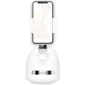 Resim Usams US-ZB239 Smart 360° Yüz ve Vucut Takipli Şarjlı Yapay Zeka Destekli Canlı Yayın Telefon Gimbal 