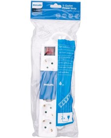 Resim Philips Sps1050A-51 5'li Priz 2 M Anahtarlı Çocuk Korumalı 