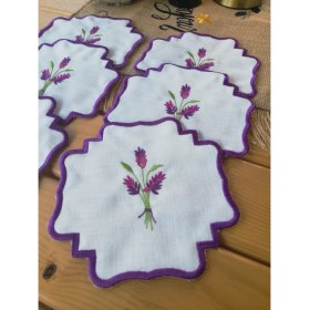 Resim Levander Kahve Sunum Peçetesi – Zarif ve Ferah 