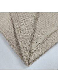 Resim Waffle Pike Bornozluk Kumaş 100% Pamuk W-05 Bej 