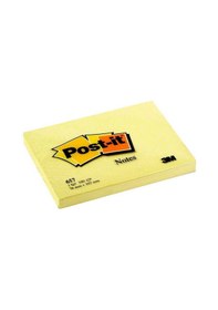 Resim Post-it Yapışkanlı Not Kağıdı 76x102mm 100 Yaprak Sarı 