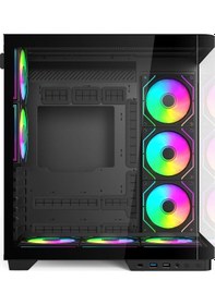 Resim Hyper Rocket V335r Atx 8 Argb Fan Siyah Oyuncu Kasası 