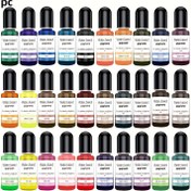 Resim 1 Adet 10Ml Çimento Ve Alçı Renk Boyası - Alçı Kalıpları Ve El Sanatları Için Pigment, Reçine El Yapımı 