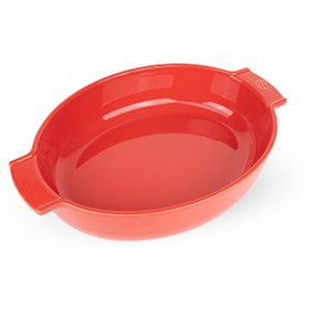 Resim Peugeot Appolia Oval Fırın Kabı Kırmızı 40 cm 