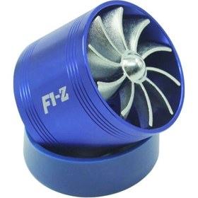 Resim Jeemson Mavi Tek Kanatlı Araba Turbosu - 60-80mm Giriş, Benzin Tasarrufu, Beygir Gücü Artırıcı, Alüminyum, Evrensel Uyumlu 