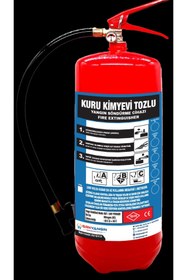 Resim shop 6 KG RUHSATA UYGUN KURUTOZLU YANGIN SÖNDÜRME TÜPÜ 