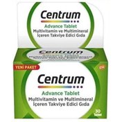 Resim Centrum Advance Multivitamin ve Multimineral 30 Tablet 