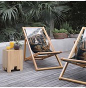 Resim Bluehomeconcept Adawall Yeşil Orman Manzaralı Şezlong 