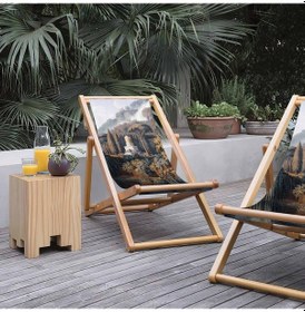 Resim Bluehomeconcept Adawall Yeşil Orman Manzaralı Şezlong 