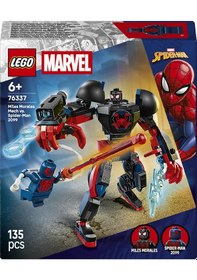Resim LEGO® ǀ Marvel Miles Morales Robotu, Örümcek Adam 2099’a Karşı 76337 - 6 Yaş ve Üzeri Çocuklar için Oyuncak Yapım Seti (135 Parça) 