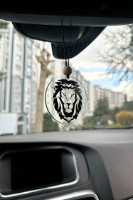 Resim Lusida Design Aslan Figürü Dikiz Aynası Pleksi Araba Süsü 